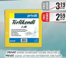 CBA PRIVAT lavete universale, uscate Ofertă