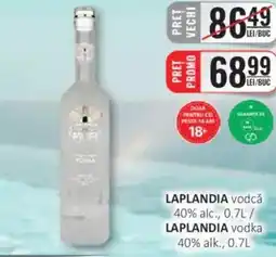 CBA LAPLANDIA vodcǎ 40% alc., Ofertă