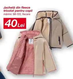 Kik Jachetă din fleece tricotat pentru copii Ofertă