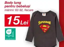 Kik Body lung pentru bebeluși Ofertă