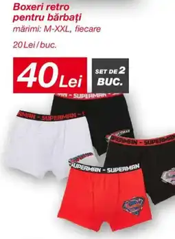 Kik Boxeri retro pentru bărbați Ofertă