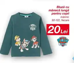 Kik Bluză cu mânecă lungă pentru copii Ofertă