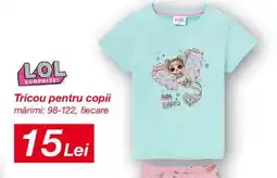 Kik Tricou pentru copii Ofertă