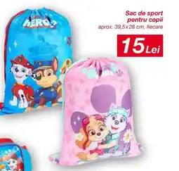Kik Sac de sport pentru copii Ofertă