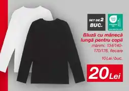 Kik Bluză cu mânecă lungă pentru copii Ofertă