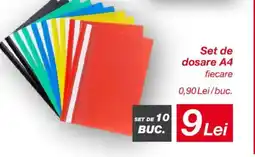Kik Set de dosare A4 Ofertă