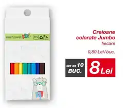 Kik Creioane colorate Jumbo Ofertă