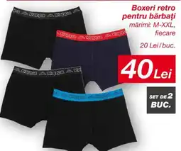 Kik Boxeri retro pentru bărbați Ofertă