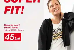 Kik Hanorac scurt pentru femei Ofertă