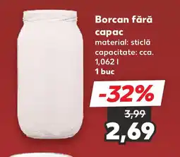 Kaufland Borcan fără capac Ofertă