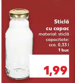 Kaufland Sticlă cu capac Ofertă