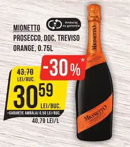 Mega Image MIONETTO Prosecco, doc, treviso orange Ofertă