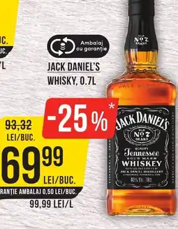 Mega Image Jack daniel's whisky Ofertă