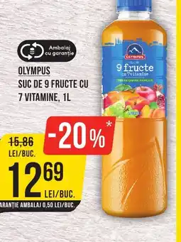 Mega Image Olympus suc de 9 fructe cu 7 vitamine Ofertă