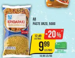 Mega Image AB Paste orzo Ofertă