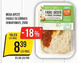 Mega Image Mega apetit fasole cu cârnați semiafumaţi Ofertă