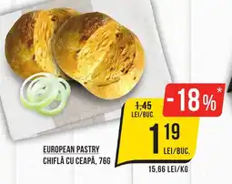 Mega Image European pastry chiflă cu ceapă Ofertă