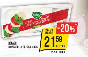 Mega Image DELACO Mozzarella fresca Ofertă