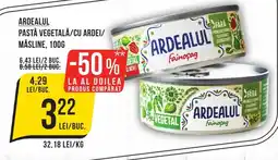 Mega Image Ardealul pastă vegetală/cu ardei/ măsline Ofertă