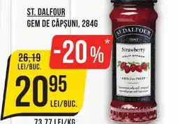 Mega Image ST. DALFOUR Gem de căpşuni Ofertă