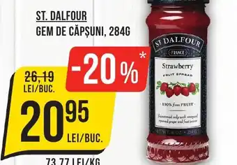 Mega Image ST. DALFOUR Gem de căpşuni Ofertă