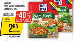 Mega Image DELIKAT Bors magic cu legume/ verdeţuri Ofertă