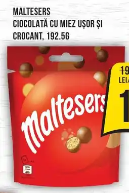 Mega Image Maltesers ciocolată cu miez uşor și crocant Ofertă