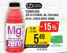 Mega Image VITAMIN AQUA Apă cu vitamine, mg, zero wake up/b+, zero b-boost Ofertă