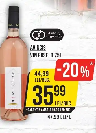 Mega Image Avincis vin rose Ofertă