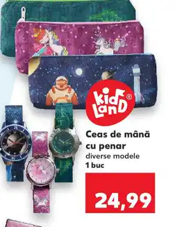 Kaufland Ceas de mână cu penar Ofertă