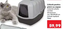 Kaufland Litieră pentru pisici cu capac Ofertă