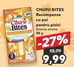 Kaufland Churu Bites Recompense cu pui pentru pisici Ofertă