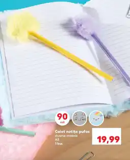 Kaufland Caiet notițe pufos Ofertă