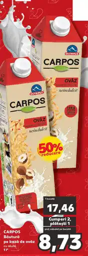 Kaufland CARPOS Băutură pe bază de ovăz Ofertă