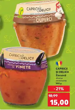 Kaufland CAPRICII ŞI DELICII Zacuscă Ofertă
