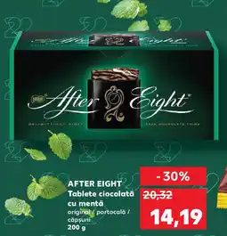 Kaufland AFTER EIGHT Tablete ciocolată cu mentă Ofertă