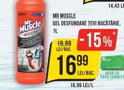 Mega Image MR MUSCLE Gel desfundare țevi bucătărie Ofertă