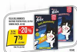 Mega Image FELIX Deli Moments Gustare pentru pisici Ofertă