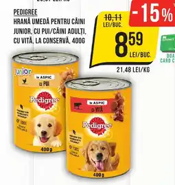 Mega Image PEDIGREE Hrană umedă pentru câini Ofertă