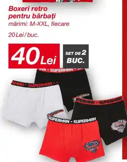 Kik Boxeri retro pentru bărbați Ofertă
