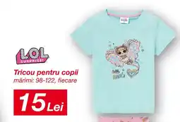 Kik Tricou pentru copii Ofertă