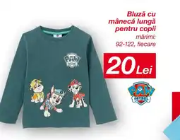 Kik Bluză cu mânecă lungă pentru copii Ofertă