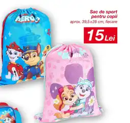 Kik Sac de sport pentru copii Ofertă