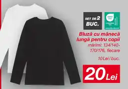 Kik Bluză cu mânecă lungă pentru copii Ofertă