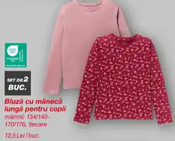 Kik Bluză cu mânecă lungă pentru copii Ofertă
