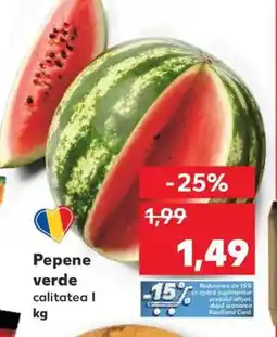 Kaufland Pepene verde Ofertă