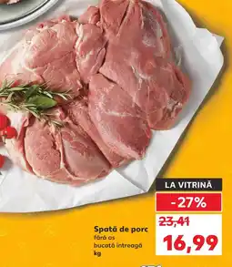 Kaufland Spată de porc fără os bucată întreagă Ofertă