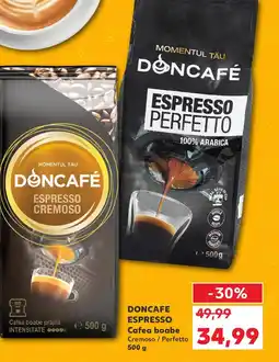Kaufland DONCAFE ESPRESSO Cafea boabe Ofertă