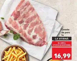 Kaufland Coaste de porc Ofertă