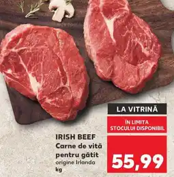 Kaufland IRISH BEEF Carne de vită pentru gătit Ofertă